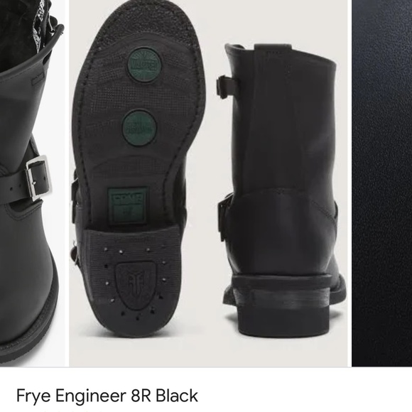 Frye enginner 8R Black boots - Picture 1 of 6